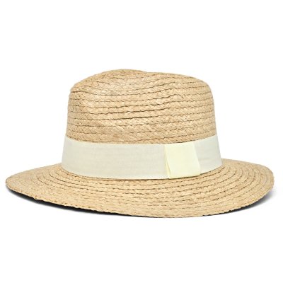 Stråhat - Gårda Positano Fedora (natur/beige)