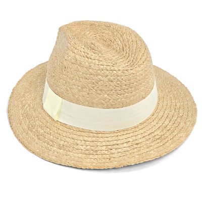 Stråhat - Gårda Positano Fedora (natur/beige)