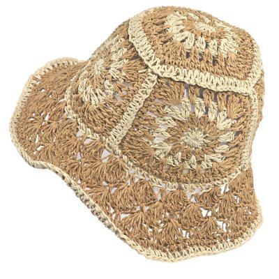 Stråhat - Gårda Rhodes Bucket hat (kaki)