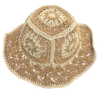 Stråhat - Gårda Rhodes Bucket hat (kaki)