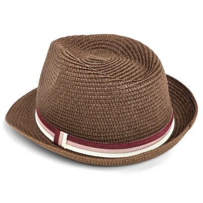 Stråhat - Gårda Seville Trilby (brun)