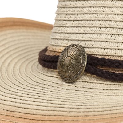 Stråhat - Gårda Taranto Western Hat (beige)