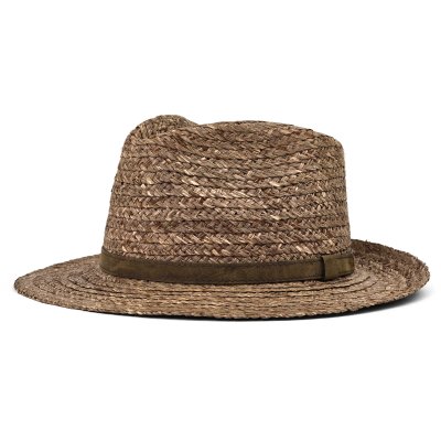 Stråhat - Gårda Tenerife Raffia Fedora (natur/brun)