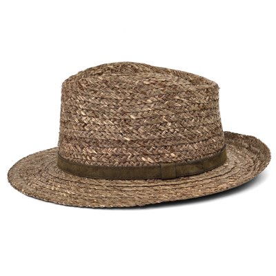 Stråhat - Gårda Tenerife Raffia Fedora (natur/brun)