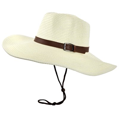 Stråhat - Gårda Thessaloniki Western Hat (hvid)