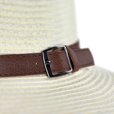 Stråhat - Gårda Thessaloniki Western Hat (hvid)