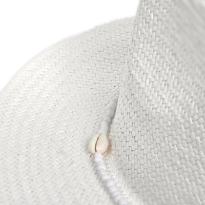 Stråhat - Gårda Valencia Fedora (hvid)