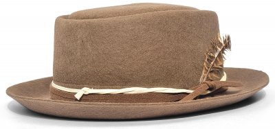 Hatte - Gårda Corby Pork Pie (lysebrun)