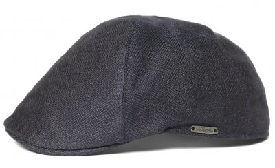Gubbkeps / Flat cap - Wigéns Ivy Slim Cap (navy)