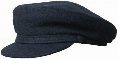 Fiddler cap - Gårda Tortoli Wool (marineblå)