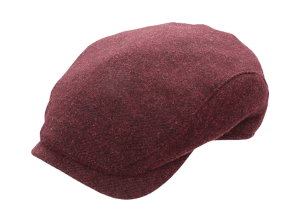 Sixpence / Flat cap - Wigéns Ivy Contemporary Cap (mørk vinrød)