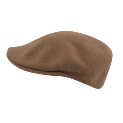 Sixpence / Flat cap - Kangol Wool 504 (lysebrun)