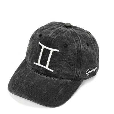 Caps - Gårda Zodiac Sign Gemini (sort)