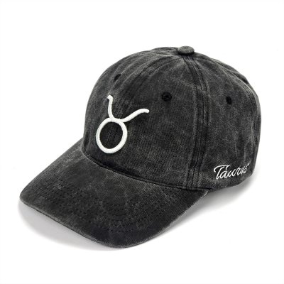 Caps - Gårda Zodiac Sign Taurus (sort)