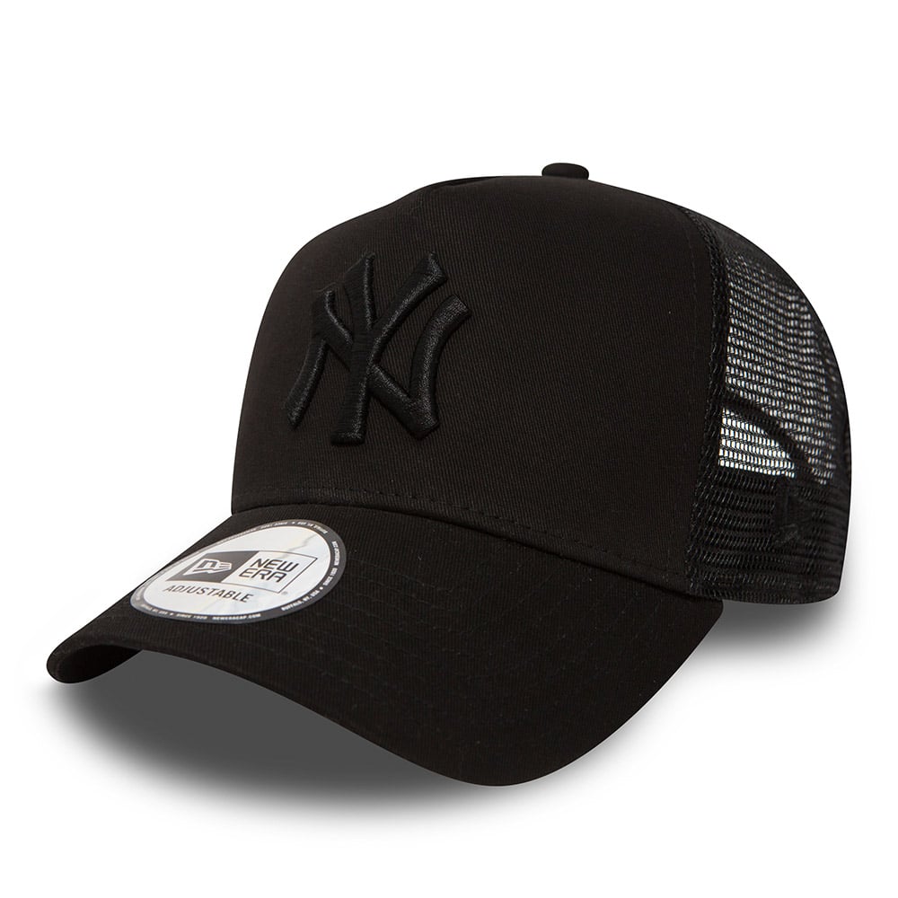 New Era Casquette Trucker New York Yankees Fruit Collection - Motif Pomme, Dos Mesh, Fermeture à Pression - Rose